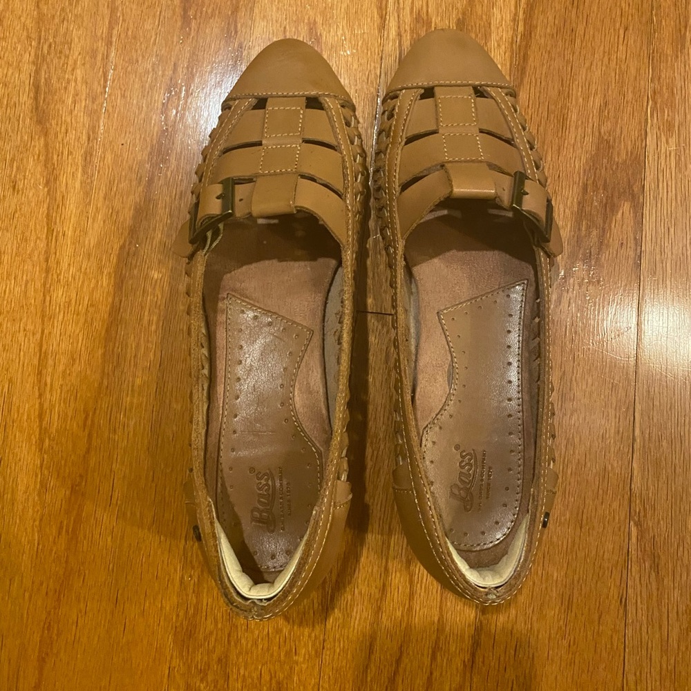 Bass woven loafers